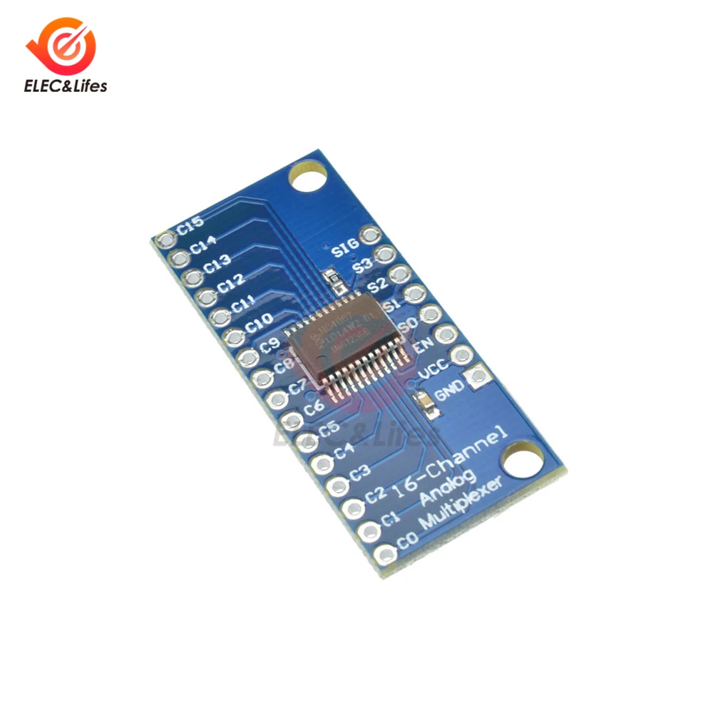 74HC4067 CD74HC4067 16-канальный аналоговый цифровой мультиплексер коммутационная плата модуль для Arduino электронный Компоненты "сделай сам"
