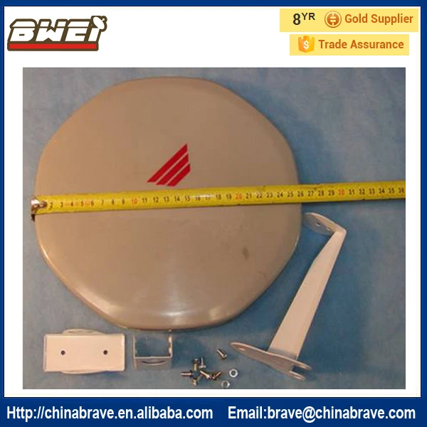 Высокое качество ku на плоской подошве с ремешком спутниковая антенна высокое