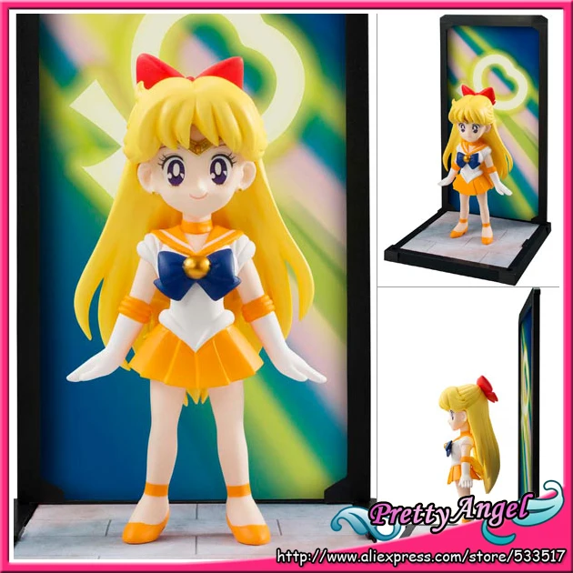 PrettyAngel-Подлинная фигурка Bandai Tamashii Buddies 006 Сейлор Винус Минако Айно из ПВХ | Игрушки