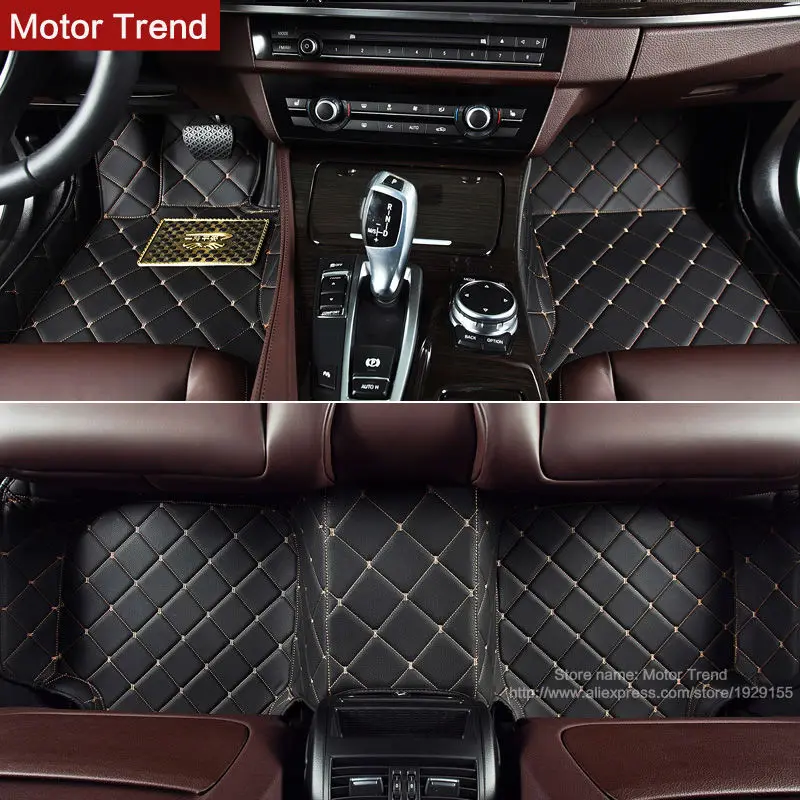 

Custom fit car floor mats for Hyundai ix25 ix35 Elantra SantaFe Sonata Solaris Tucson verna Veloster 3D carstyling carpet liner