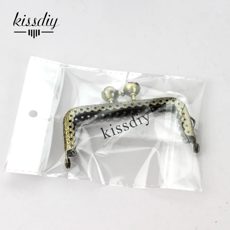 Рамки для кошелька KISSDIY из искусственной бронзы под старину 10 шт. 8 5 см 3 дюйма|coin