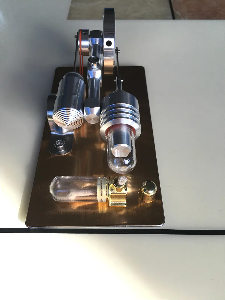 Двигатель Стирлинга модель микро двигатель генератор внешнего сгорания паровой