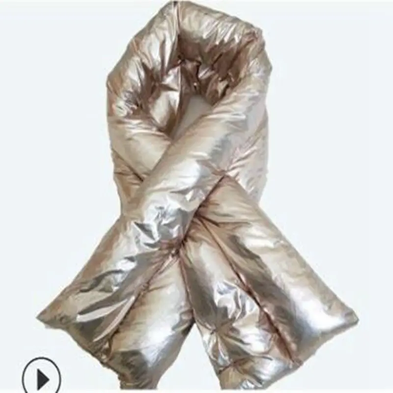 Новые вниз кольцо шарфы снуды Термальность толстый теплый шарф 115*16 см стеганые