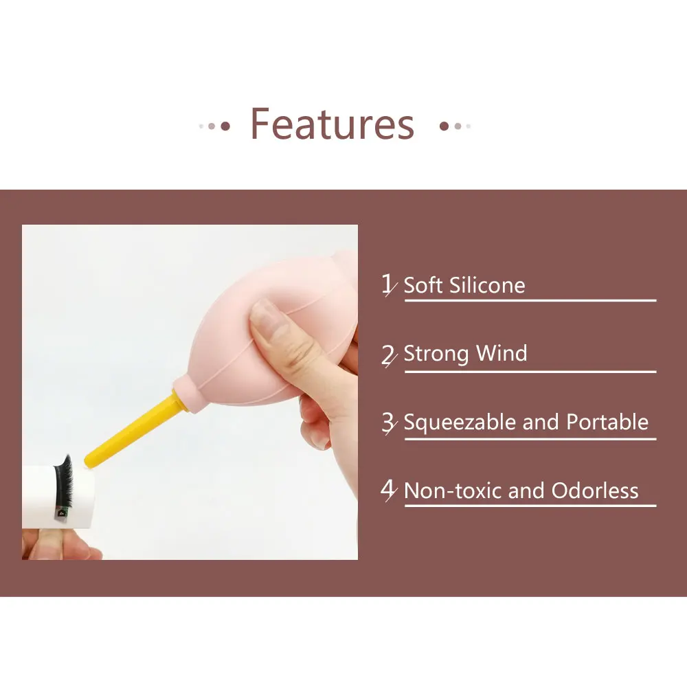 Сушилка для накладных ресниц силиконовый воздуходувка Быстросохнущий воздушный