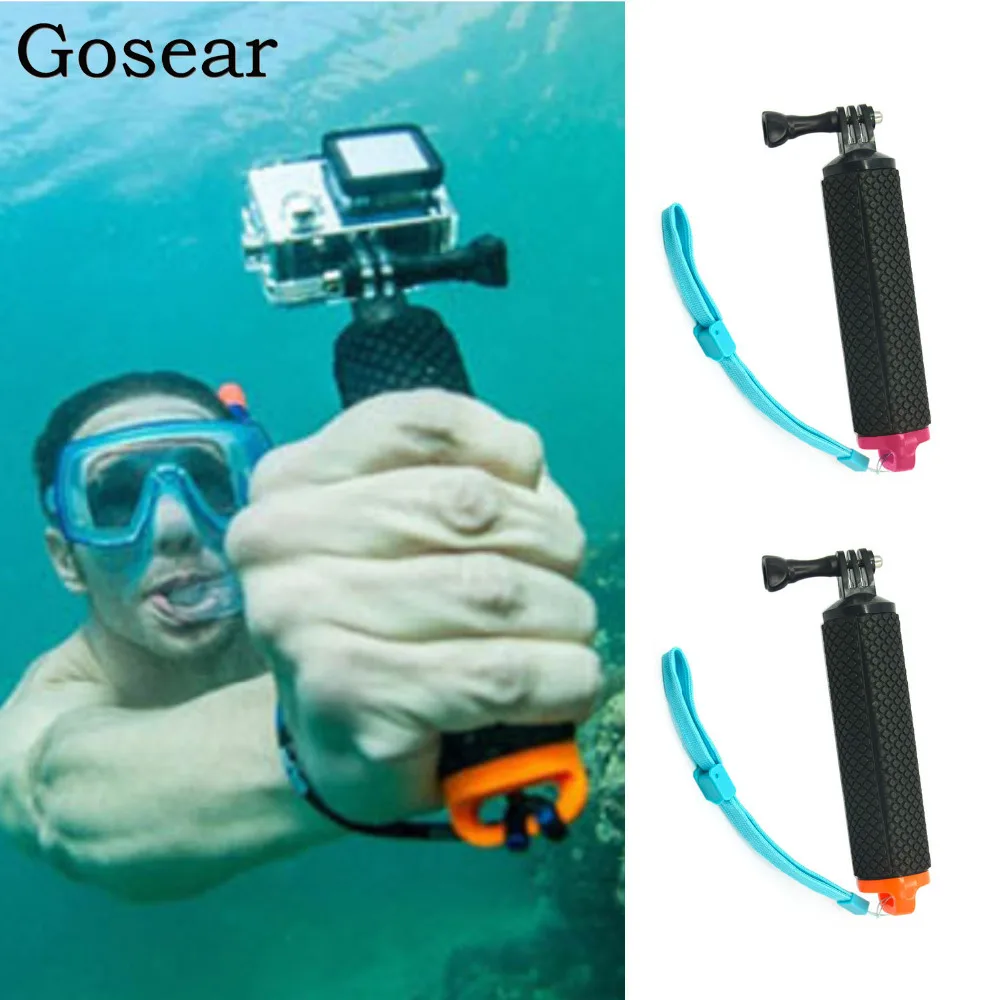 Gosear поплавок рукоятка плавучий стержень палка монопод Штатив для Gopro Go Pro Hero 5 4 3