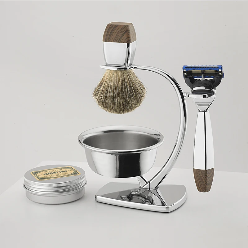 Горячая Распродажа набор для бритья щетка удаления волос бритва держатель