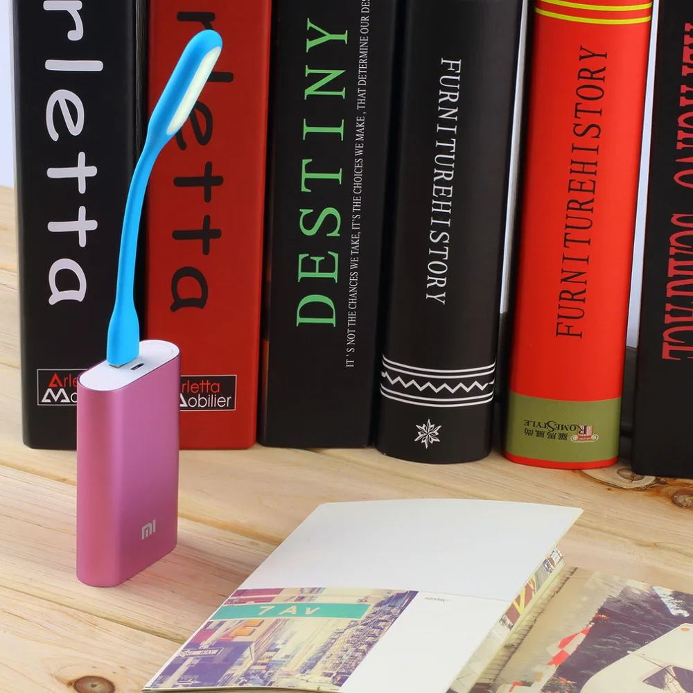 1 шт. гибкий ультра яркий мини светодиодный USB Освещение для чтения компьютера
