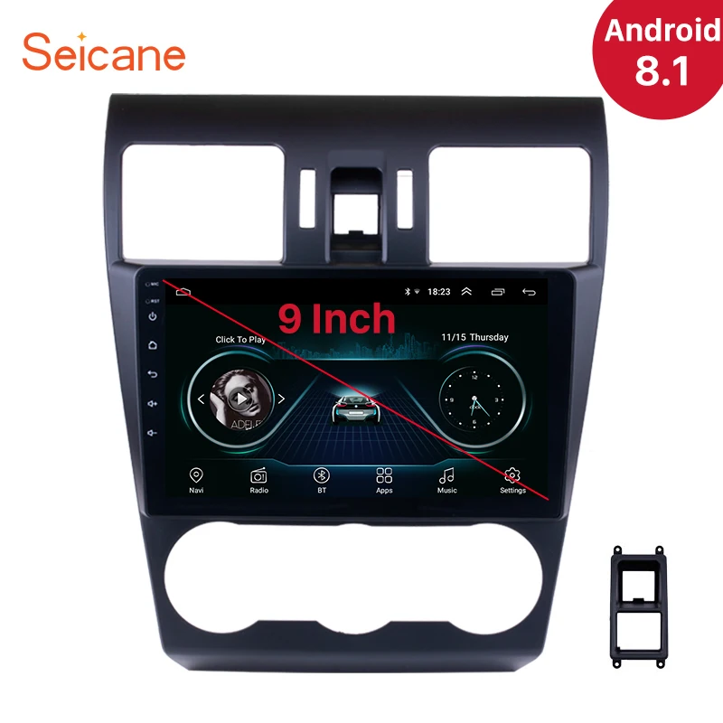 Seicane 9 &quotчетырехъядерный Android 8 1 автомобильный стерео GPS мультимедийный плеер для