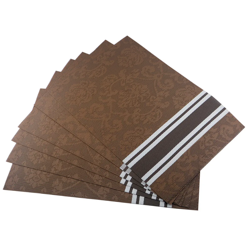 4 шт./компл. коврик салфетка из ПВХ квадратный цветной Домашний Настольный