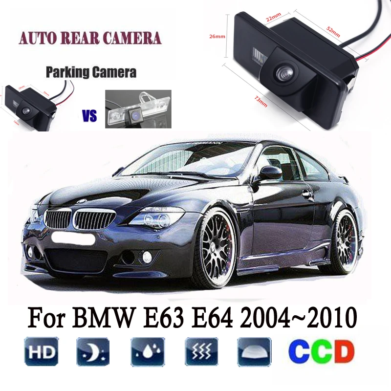 

Reverse camera For BMW E63 E64 2004~2010 CCD Night Vision Backup camera/license plate camera/Rear View Camera