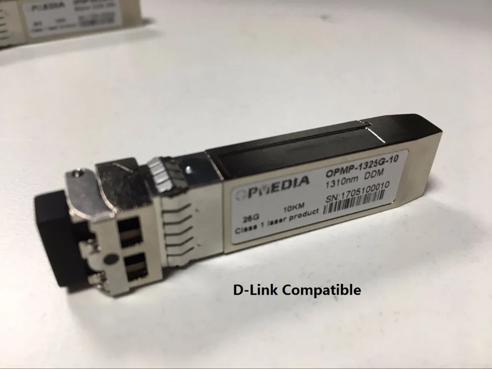 D-link Compatible 28Gb/s 1310nm SFP28 10km Transceiver,25G SFP28 LR optic module with LC connector,single mode.