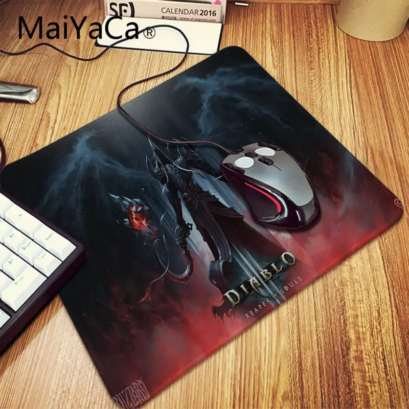 Lock Edge 25x29cm Maiyaca diablo игровой нескользящий прочный резиновый игровой коврик для мыши xxl скоростная клавиатура мышь mat30x70cm ноутбук ПК ноутбук Настольный коврик - Цвет: Lock Edge 25x29cm