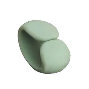 1pcs light green 1 шт. устройство для сматывания кабеля Резиновый Кабельный органайзер провод обернутый шнур держатель для iPhone samsung наушники MP4 высокое качество - Цвет: 1pcs light green