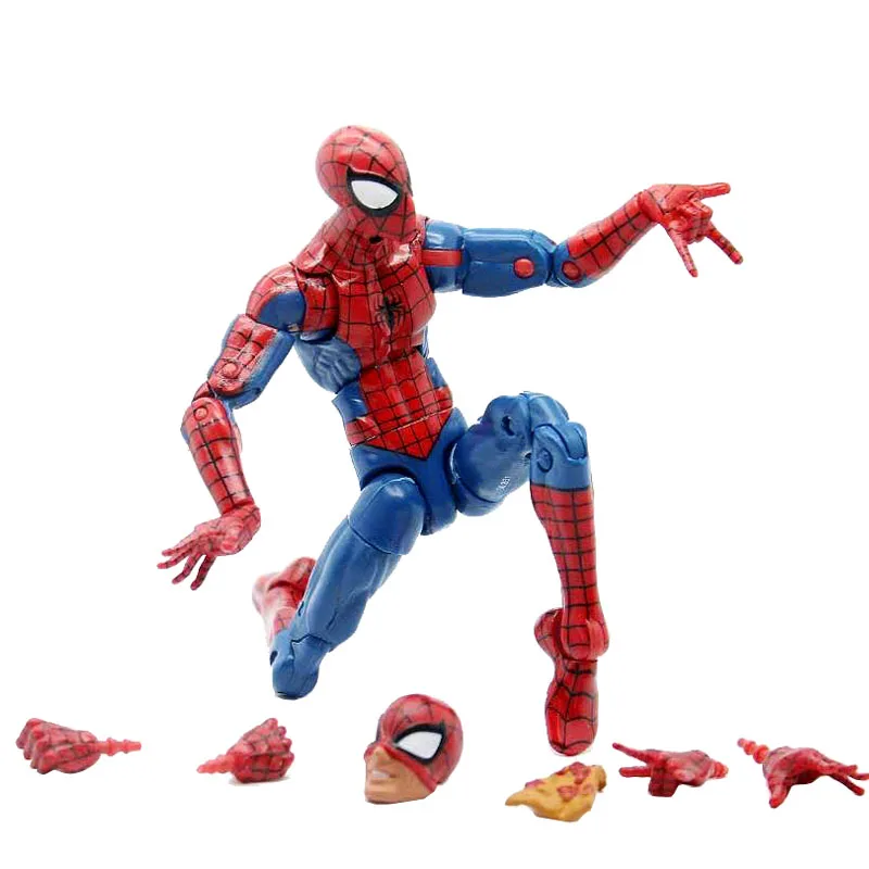 Marvel Legends Star Wars Игрушка пицца человек паук яд алый Железный фигурку модель