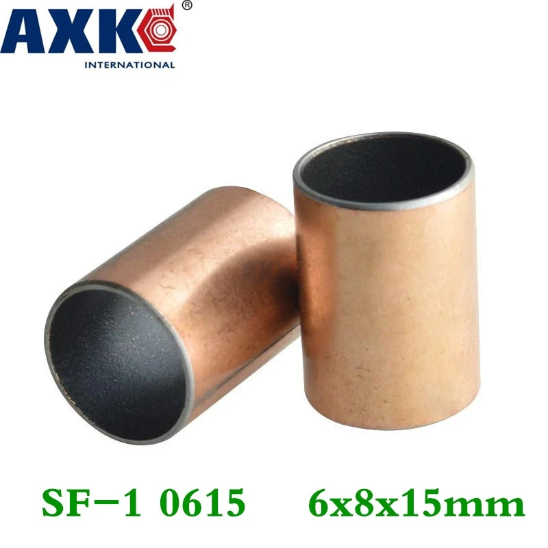 

Axk 10 шт. Sf-1 0615 6x8x15 мм самосмазывающийся Композитный Подшипник Втулка Бесплатная доставка Sf1