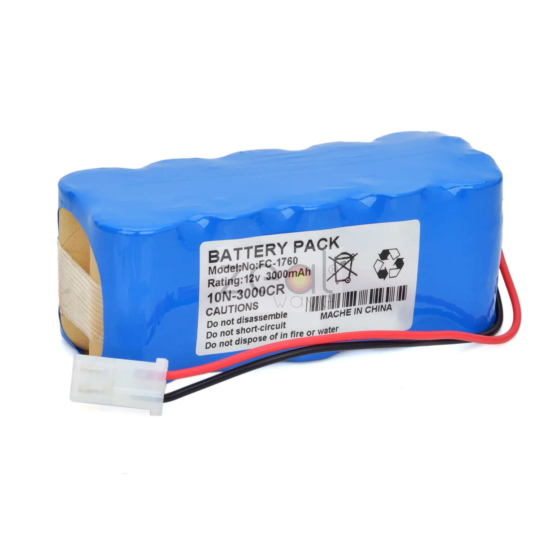 FOR Fukuda FC-1760 3000mAh 12V Defibrillator Battery