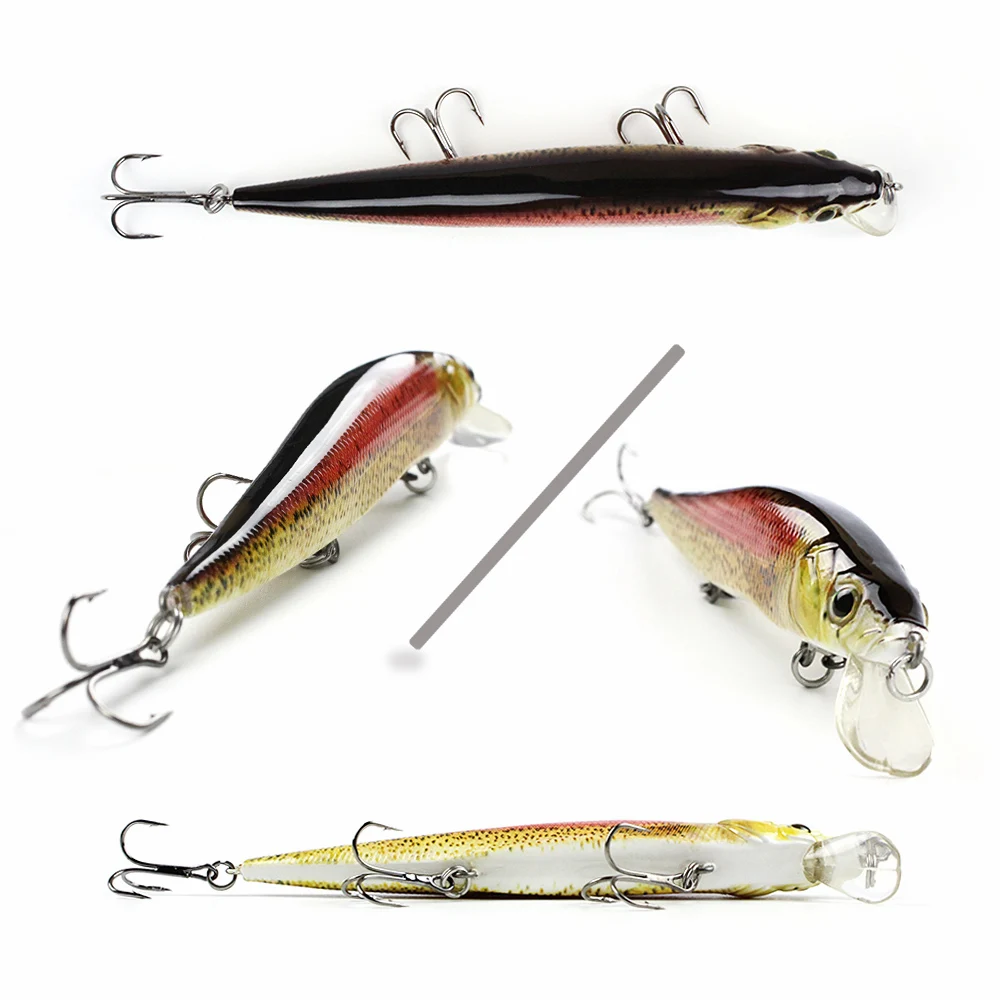 5 Color 14cm/14.6g New Minnow Fishing Lure Realistic Bait Unique Texture Crankbait Fish Tackle Wobbler Pesca Isca HML09C | Спорт и