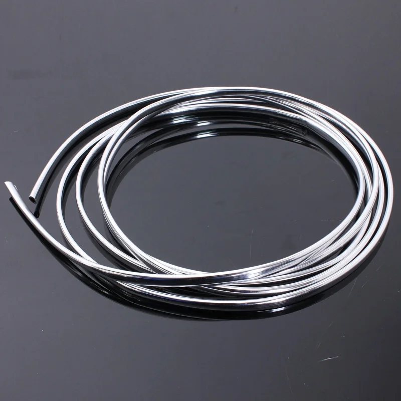 3-метровая хромированная формовочная Накладка для автомобильной двери защита от