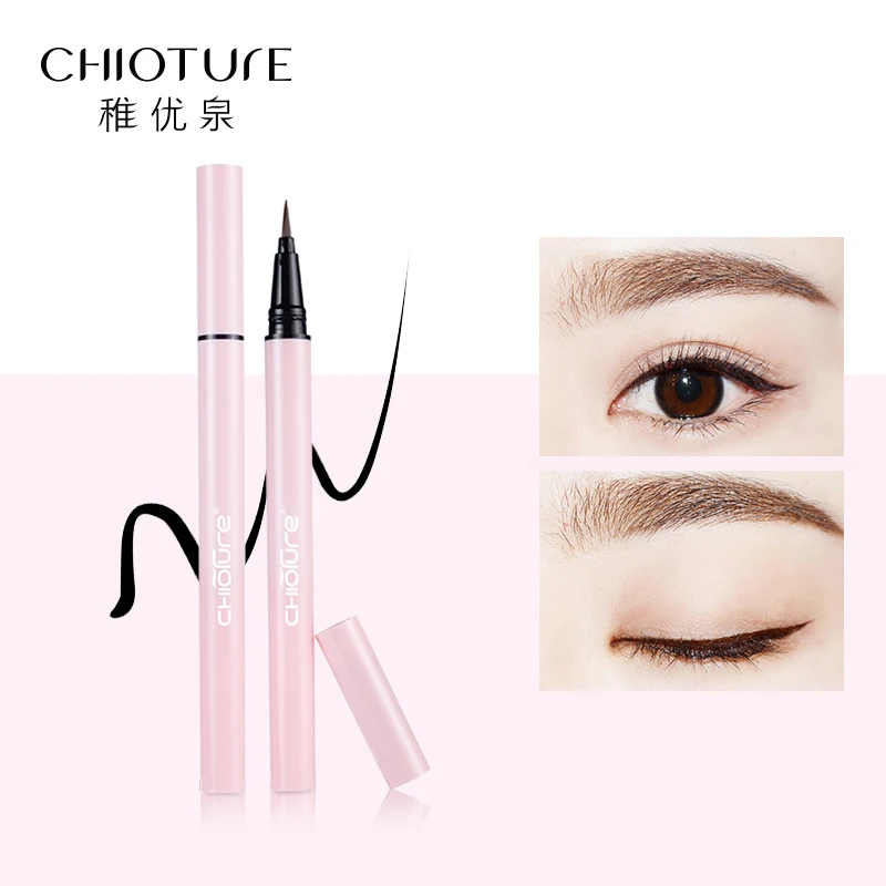 CHIOTURE Brand Liquid Eyeliner Waterproof Long-lasting Quick Dry Makeup Eye Liner Delineador Caneta Liquido Lapis de Olho |