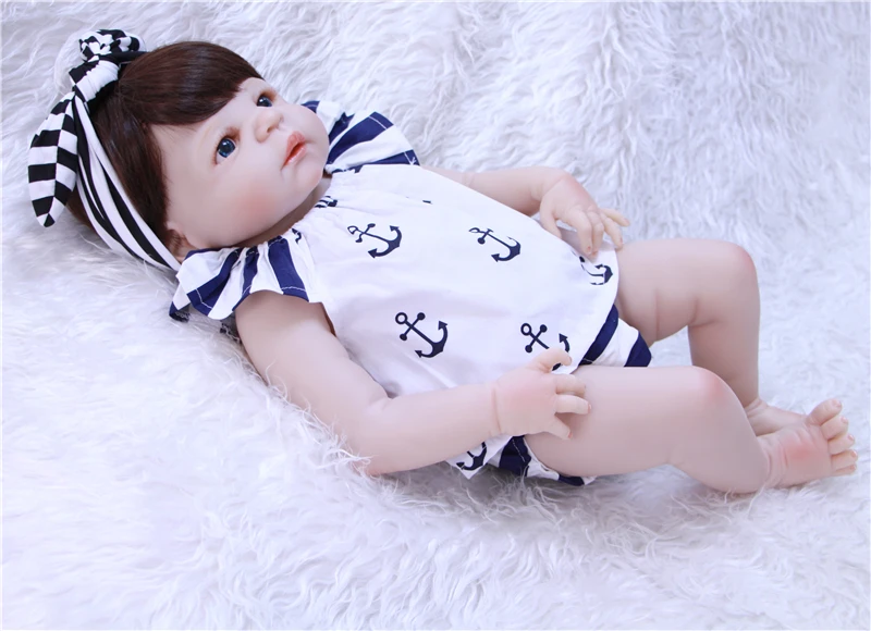 Модная одежда аксессуары детские куклы Reborn Girl 55 см Реалистичная живая