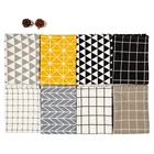 Салфетка для посуды из простой ткани, коврики для обеденного стола, хлопковые коврики для прихватки, коврик 1 шт.