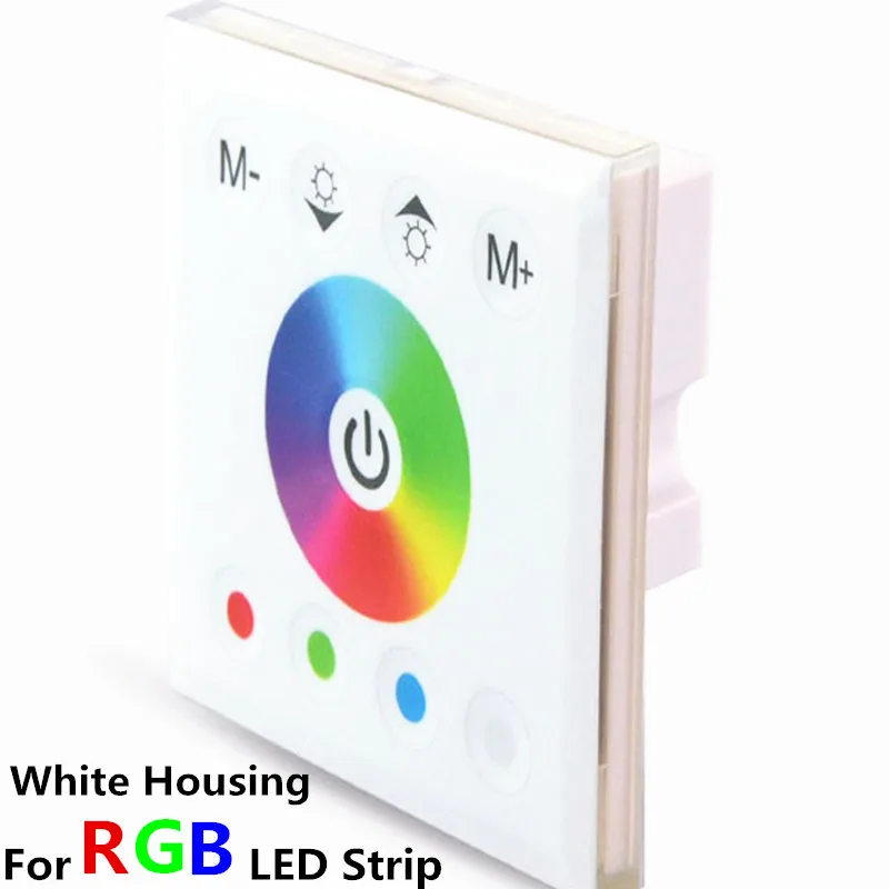 Светодиодный контроллер RGB RGBW с сенсорной панелью настенный Одноцветный