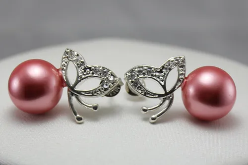 Wan оптовая продажа модные ювелирные изделия элегантные розово-красные 8 мм