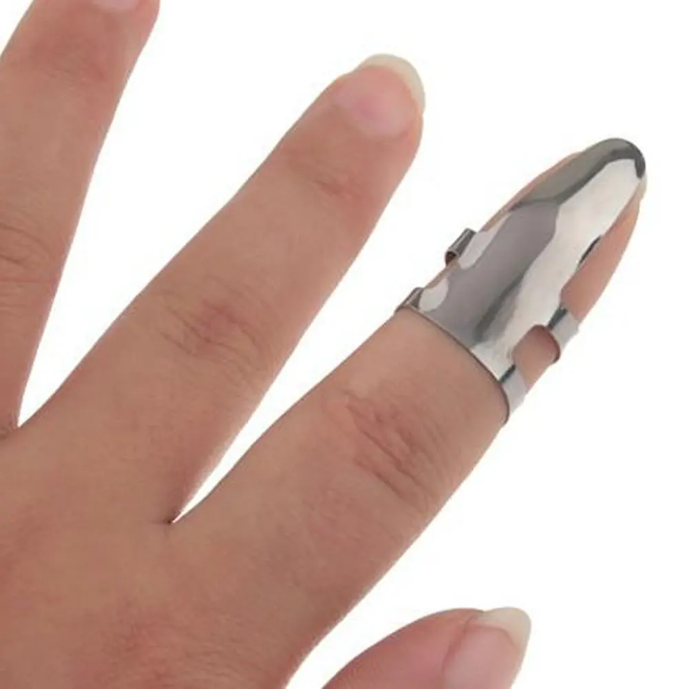 Горячие 3 шт. из нержавеющей стали Палец Гитара выбор слайд гитара Банджо укулеле