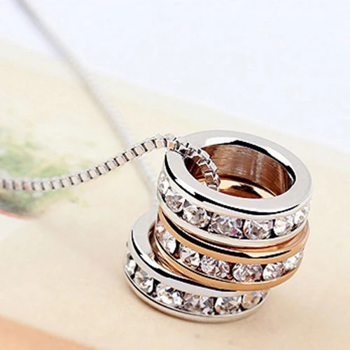 Привлекательный Для женщин Симпатичные Серебряные золотые тройной инкрустация