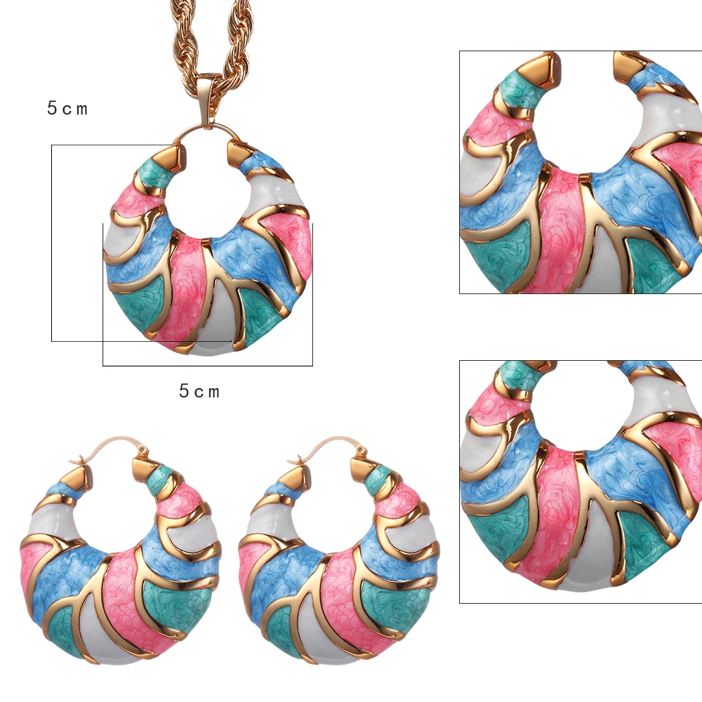 Ethlyn Нигерия/Ангола новые модные Ювелирные наборы этнические серьги