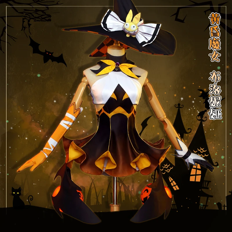 Аниме! Honkai Impact 3 Bronya Zaychik Dask Witch/платье лолиты для Хэллоуина соблазнительная