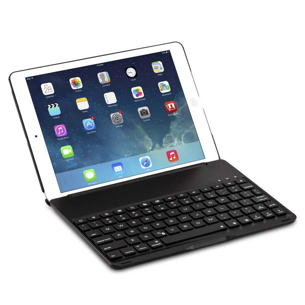 Ультратонкий алюминиевый чехол с клавиатурой для iPad 9 7 2018 Bluetooth