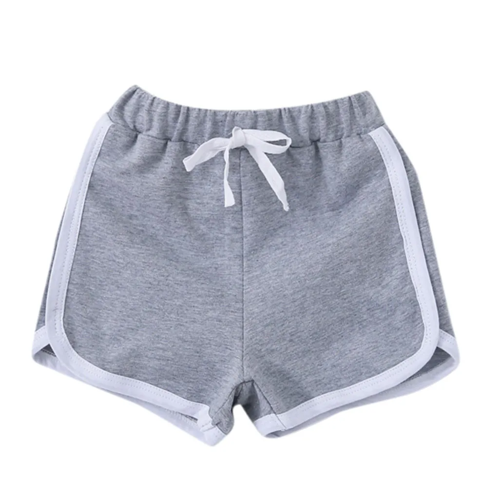 C baby shorts kids shorts for girls boys toddler children Elastic sports short cotton Pants clothes шорты для мальчика хлопок 4 - Цвет: C
