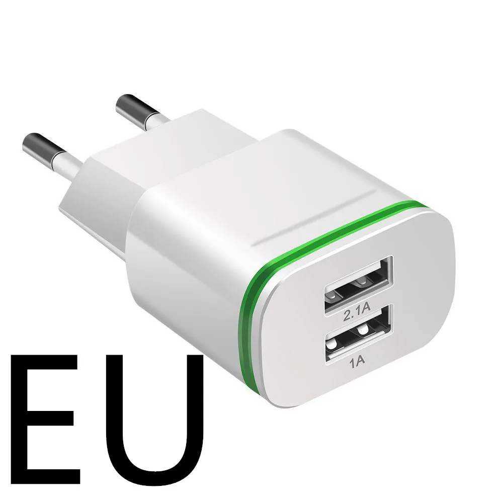 EU Charge White ЕС 2 Plug Dual Порты Зарядное устройство для Xiaomi Redmi 5A 4A Note 4 4X5 Pro Plus S2 Зарядное устройство телефон Micro Usb кабель Мощность зарядки адаптер Быстрое зарядное устройство - Тип штекера: EU Charge White