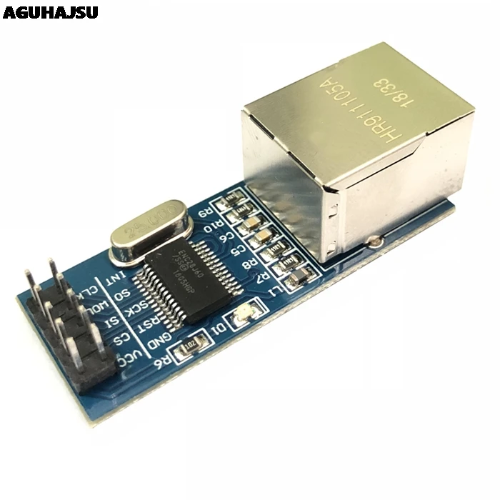 1 шт. интерфейсный сетевой модуль ENC28J60 SPI Ethernet (мини версия)|Интегральные схемы| |