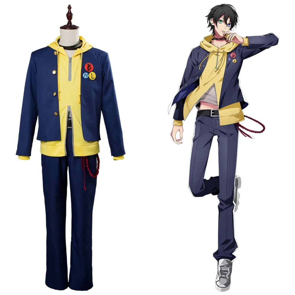 Драб деление рэп битва Сабуро Ямада косплей костюм гипноз Mic Косплей Хэллоуин