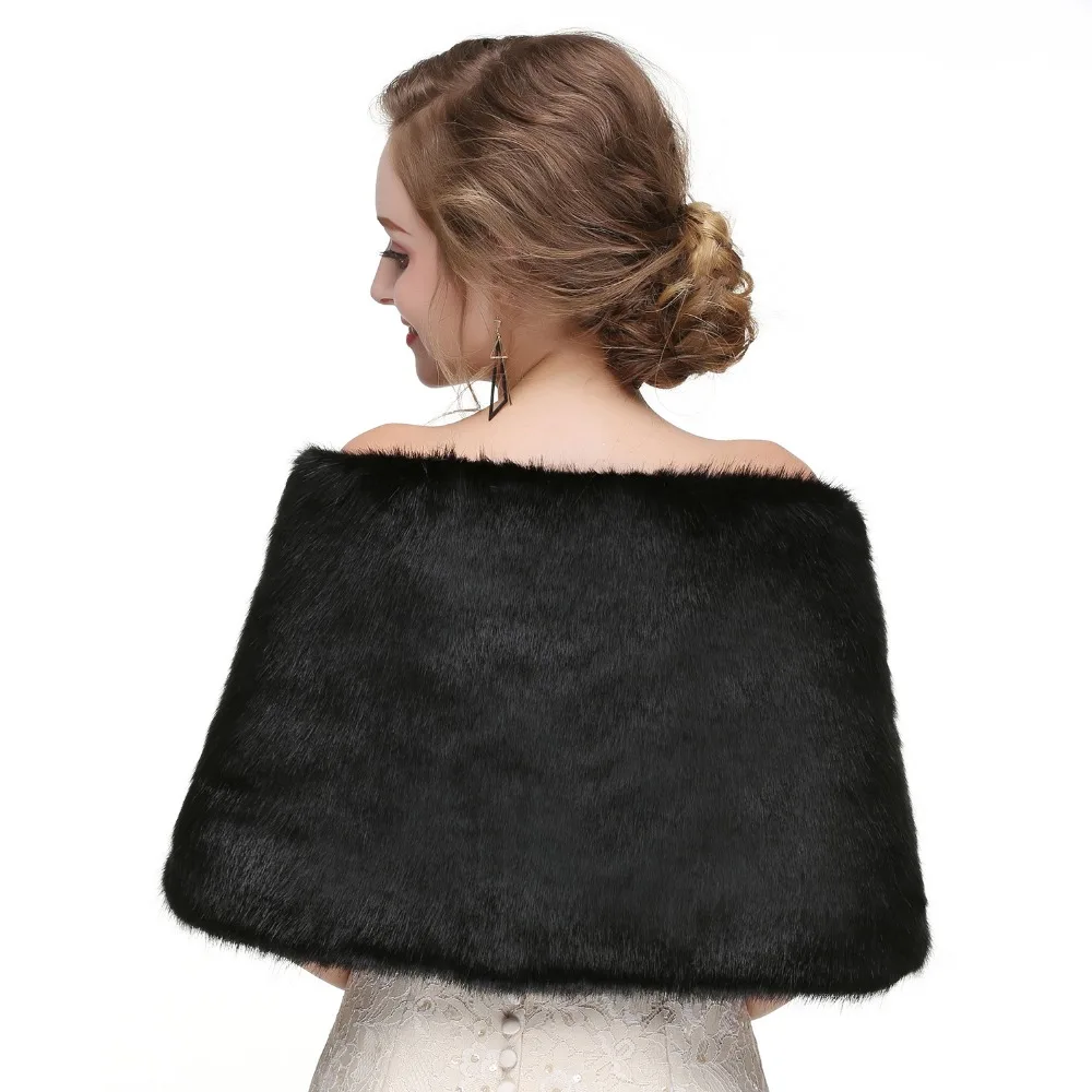 Женское свадебное пальто Forevergracedress элегантное мягкое болеро из искусственного