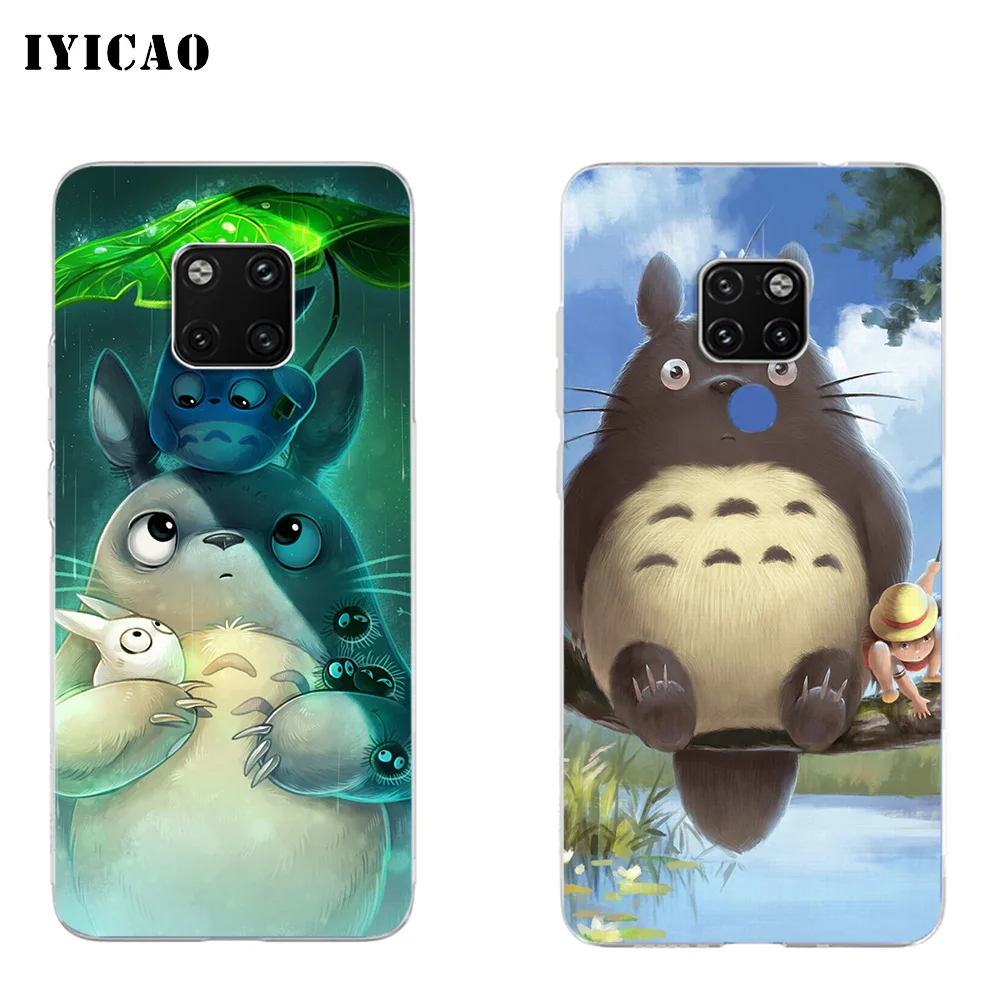 IYICAO Мой сосед Тоторо Мягкий силиконовый чехол для телефона Huawei Mate 10 20 Lite Pro Nova 2 2i 3