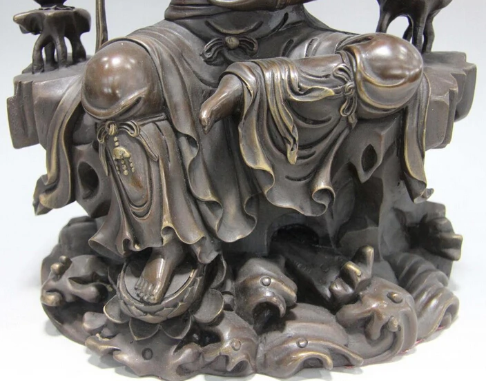 Бир 004477 16 Меди Бронзы Писание свобода Кван инь Гуаньинь Бодхисаттвы Статуя