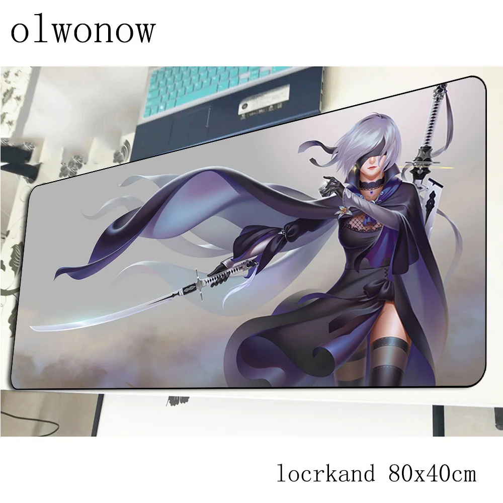 Коврик для мыши nier automata игровой коврик 800x400x3 мм большой компьютерного стола |