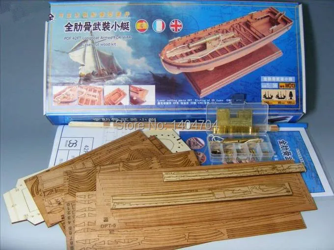 NIDALE модель Sacle 1/36 классическая деревянная парусника 42FT вооруженная канонерская