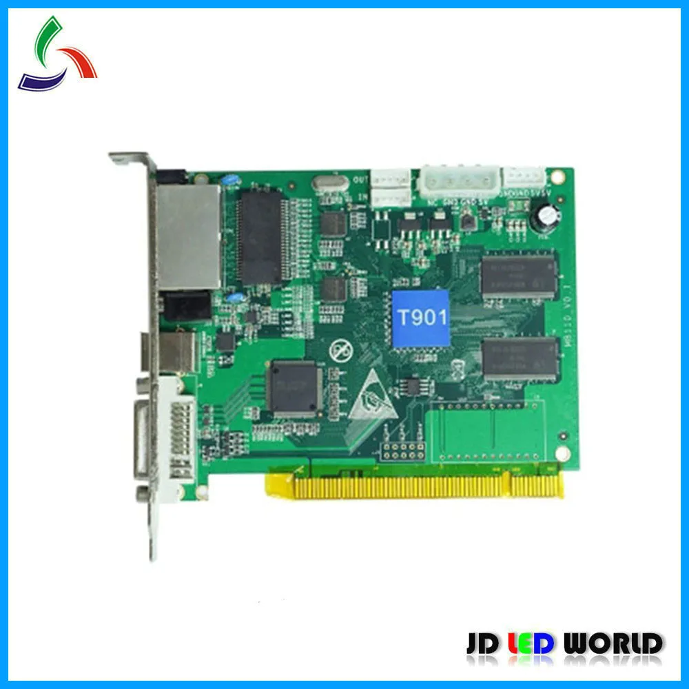 HUIDU T901 полноцветный видео светодиодный экран отправка карты поддерживает