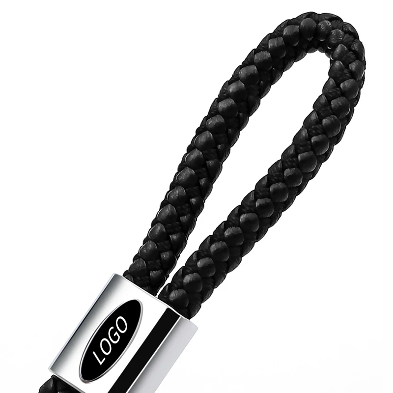 Автомобиль креативный ручной вязки кожаный канат декоративный брелок пряжка для