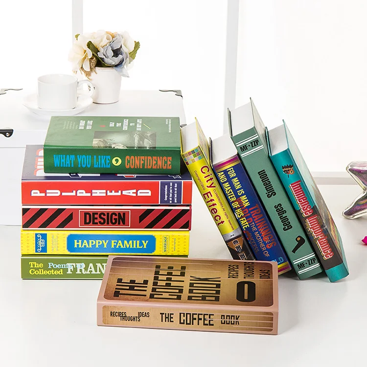 10 шт. имитационная модель украшения жилья книги поддельные современный