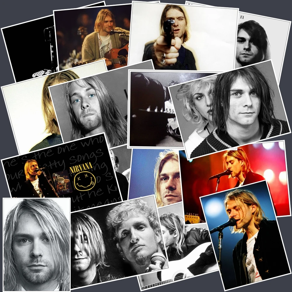 25 шт. Kurt Cobain стикер Музыка Набор наклеек для багажа дорожный Чехол для велосипеда ноутбука тетрадь Детская Игрушка Аниме наклейка s