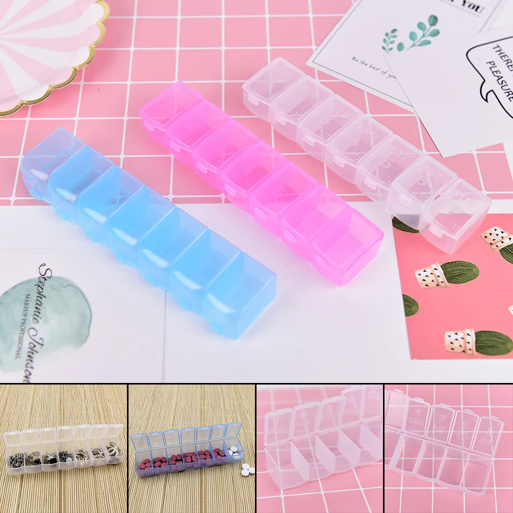 7 дней коробка для таблеток медицинский контейнер светильник лекарств капсулы