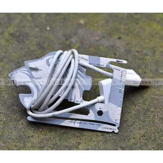 Многофункциональный карточный нож 18 в 1 из нержавеющей стали отвертка карманный