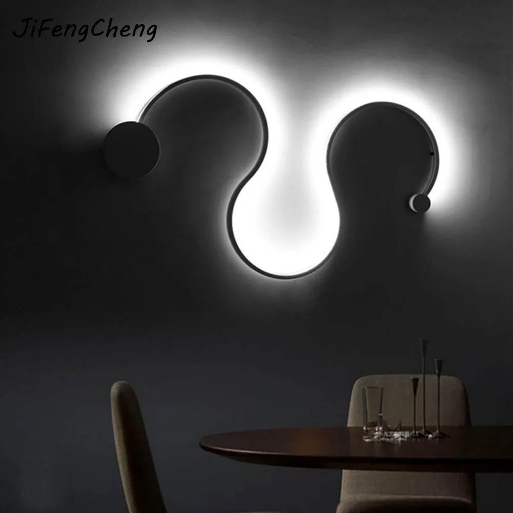 JIFENGCHENG современный минималистичный креативный настенный светильник LED для