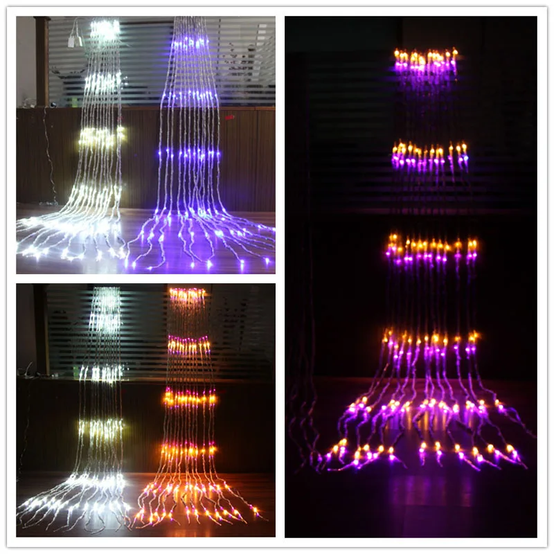 СВЕТОДИОДНАЯ Гирлянда занавес в виде сосулек 6 х3 м 3 м|curtain lights|led curtain lightfairy lights |