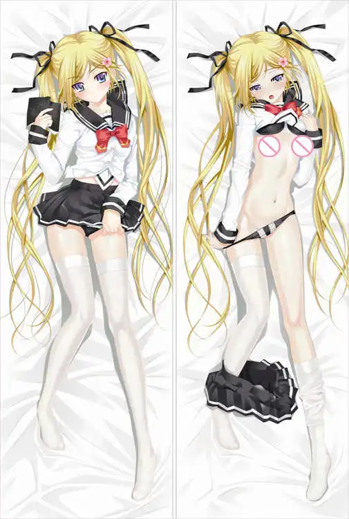 

Kanojo x Kanojo x Kanojo anime characters Orifushi Akina & Orifushi Mafuyuthrow pillow cover Orifushi Natsumi body Pillowcase